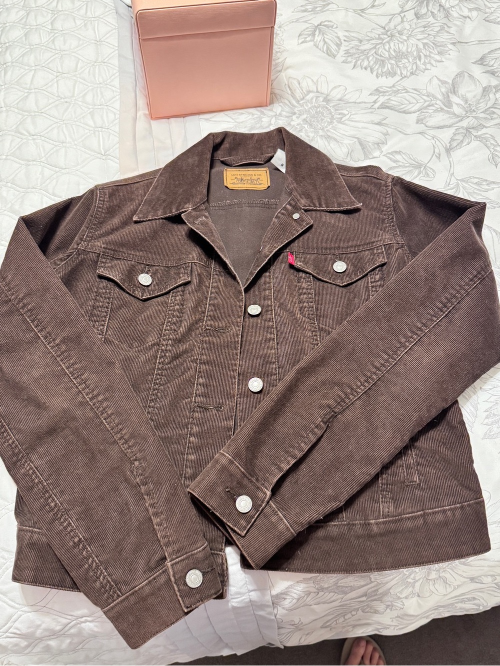 Levi's Women's Brown Corduroy Jean Jacket